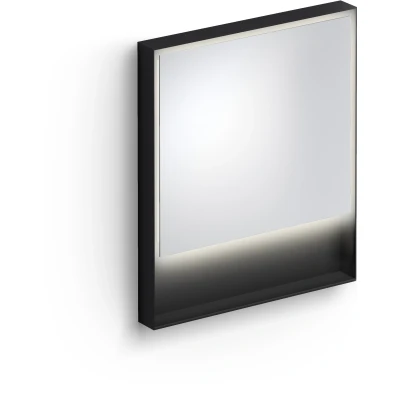 Afbeelding van Clou Look at Me spiegel 70cm LED verlichting IP44 mat zwart