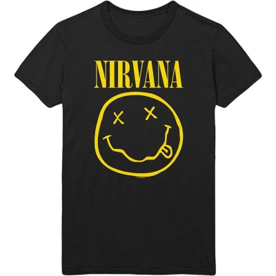 Afbeelding van Nirvana Flower Sniffin Heren T shirt 5XL Zwart