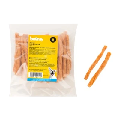 Afbeelding van Boomy Hondensnacks Dental Sticks Kip 12cm 2 x 300g