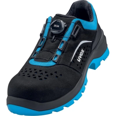 Afbeelding van uvex 9558 9558244 Lage veiligheidsschoenen S1P Schoenmaat (EU): 44 Zwart/blauw 1 paar