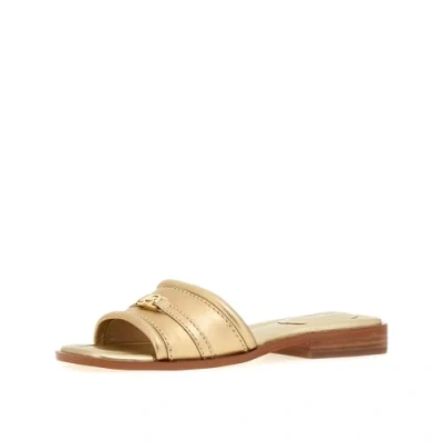 Afbeelding van Michael Kors Mandy Muiltjes, Dames, Maat: 41, Pale gold Leer