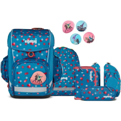 Afbeelding van ergobag Schooltas accessoires Cubo Light Set 6 delig VoltiBär Blauw
