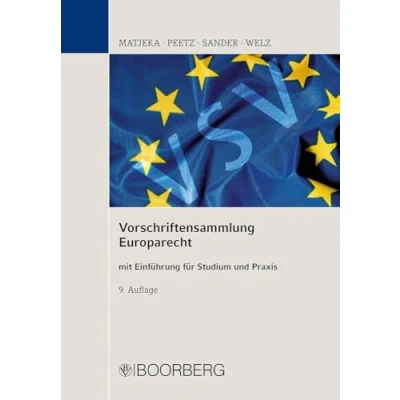 Afbeelding van Vorschriftensammlung Europarecht