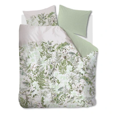 Afbeelding van Kardol Pastiche dekbedovertrek Lits Jumeaux 240x200/220 Groen