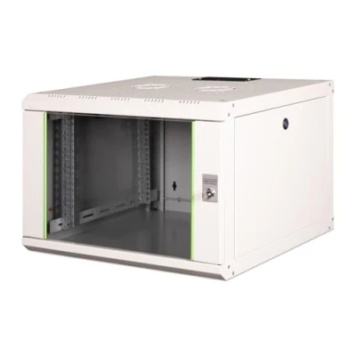 Afbeelding van Digitus DN 19 07U 6/6 19inch wandkast (b x h d) 600 420 mm 7 HE Grijs wit (RAL 7035)