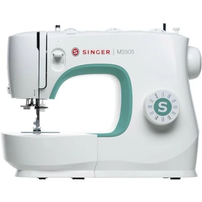 Afbeelding van Singer M3305 Naaimachine Wit/Groen