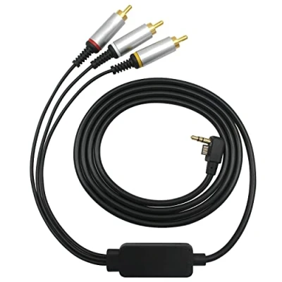Afbeelding van OSTENT RCA Audio Video AV Composiet Kabel Compatibel met Sony PSP 2000/3000 Slim naar TV