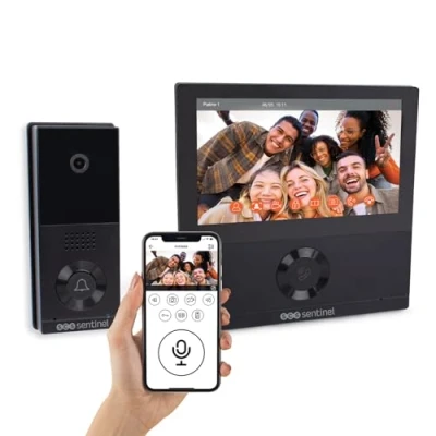 Afbeelding van Bekabelde video intercom SCS SENTINEL VisioWifi Nachtzicht Zwart