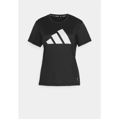 Afbeelding van adidas Performance RUN IT TEE Sport Tshirt, Dames, Maat: XS, Black