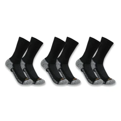 Afbeelding van Carhartt Force® 3 paar halfdikke tennissokken voor heren (1 stuk), zwart.