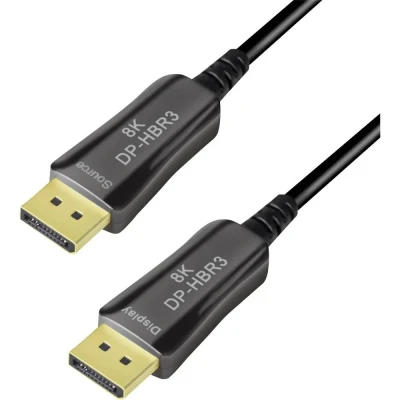 Afbeelding van LogiLink DisplayPort AV Aansluitkabel [1x 1x DisplayPort] 50 m Zwart