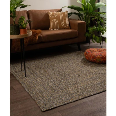 Afbeelding van Vloerkleed Katoen Vierkant Joy Multi 150x150 Cm