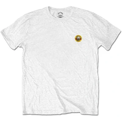 Afbeelding van Guns N&#039; Roses Classic Logo Heren T shirt M Wit