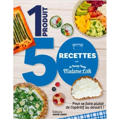 Image de 1 produit 50 recettes avec le Fromage Fouetté Madame Loik