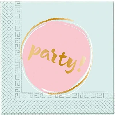 Afbeelding van Party Servetten Pastel 33cm 20st