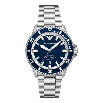 Afbeelding van Emporio Armani AR60079 Heren Horloge Zilverkleurig