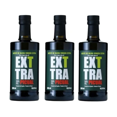 Afbeelding van EXTTRA Picual olijfolie, extra onbehandeld, 500 ml, 3 x ml