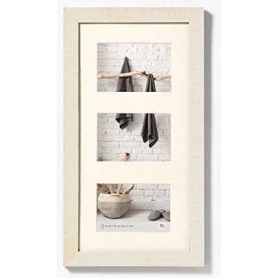 Image de walther design Cadre photo blanc crème 3x 10x15 cm Galerie avec passe partout, Home en bois HO315W