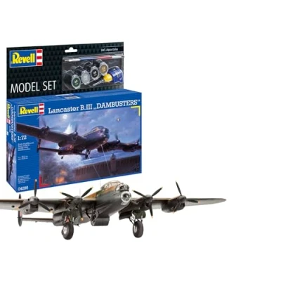 Afbeelding van 1:72 Revell 64295 Avro Lancaster DAMBUSTERS Propeller Vliegtuig Model Set Plastic Modelbouwpakket