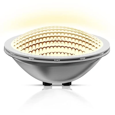 Afbeelding van LyLmLe Led zwembadlamp, PAR56,30 W, zwembadspot, waterdicht, IP68, dompelbaar, licht, 12 V DC/AC, 3000 K, warm wit