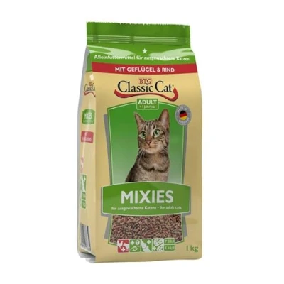 Afbeelding van Classic Cat Mixies met gevogelte en rundvlees 1 kg droogvoer voor katten