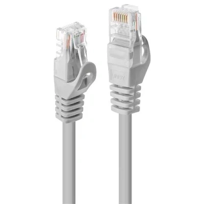 Image de Lindy Cordon de raccordement RJ 45 (M) pour 80 m UTP CAT 5e moulé sans crochet bloqué gris