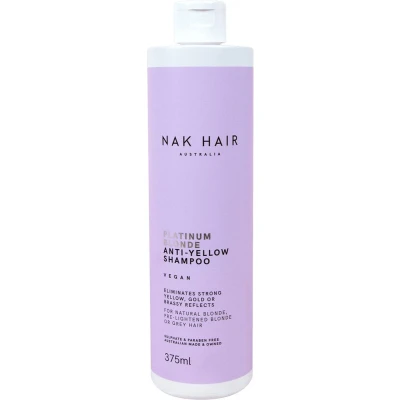 Afbeelding van Nak Platinum Blonde Anti Yellow Shampoo 375 ml