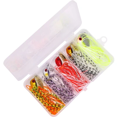 Afbeelding van Fish4All Bladed Jig Kit 19g 12cm (5 Stuks) Kunstaas pakket
