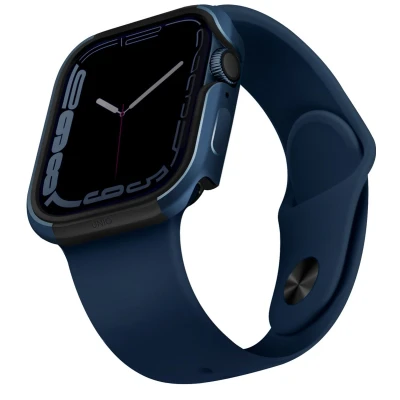 Afbeelding van UNIQ kast Valencia Apple Watch Serie 4/5/6/7/8/SE 40/41mm. blauw/kobaltblauw