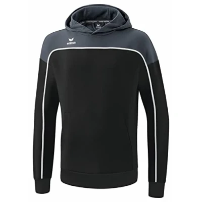 Afbeelding van CHANGE by erima sweatshirt met capuchon black grey/slate grey/wit / 128