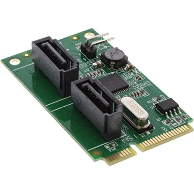 Afbeelding van InLine MiniPCIe kaart 2x SATA600 met RAID functie