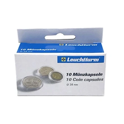 Afbeelding van Muntcapsules Rond geschikt voor munten Ø 38 mm.