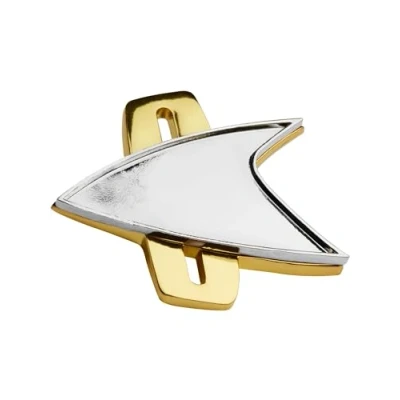 Afbeelding van Smiffys Star Trek Voyager Badge, officieel gelicentieerd 52487, uniseks, volwassenen, zilver, eenheidsmaat