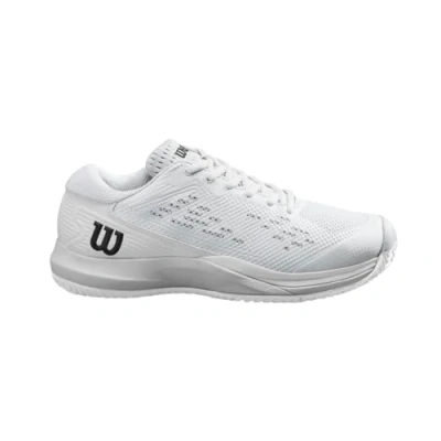 Afbeelding van Wilson Rush Pro Ace tennisschoenen voor dames, wit, zwart.
