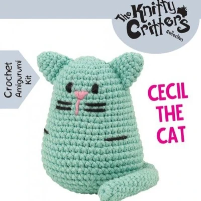 Afbeelding van Crochet Kit Pouch Pals Cecil The Cat