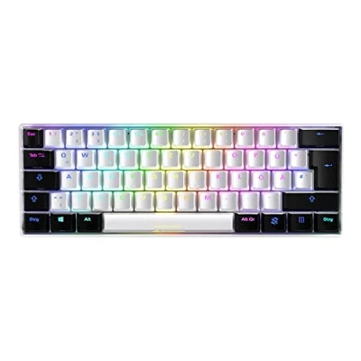 Afbeelding van Sharkoon, USB, Skiller SGK50 S4 wh Kailh Red, gaming toetsenbord, wit
