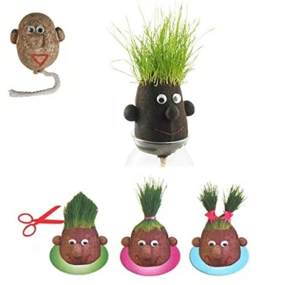 Afbeelding van Out of the Blue Grass Heads Gras Hoofd
