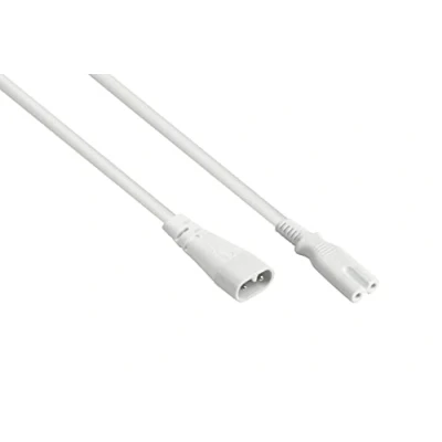 Afbeelding van Good Connections P0870 W020 Euro verlengkabel rechts op C7/Euro 8, 2 m, wit