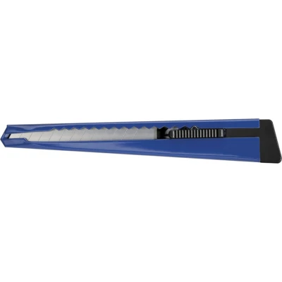Afbeelding van Snijmes Westcott office 9mm met schuifsluiting en metalen houder blauw