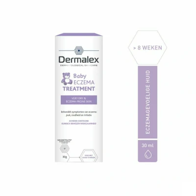Afbeelding van Dermalex Medical Eczema Baby Treatment Crème 30gr 30 gr
