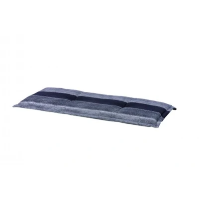 Afbeelding van Madison Bankkussen 120x48 cm Denim stripe grey