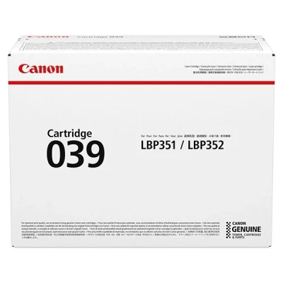 Image de Canon 039 noir originale cartouche de toner
