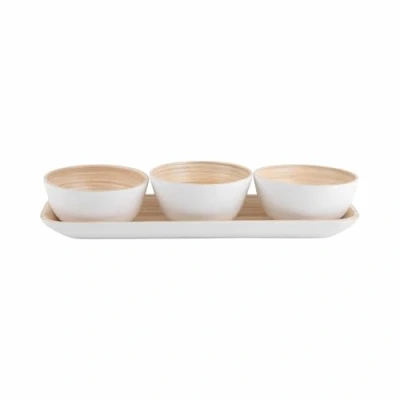 Afbeelding van Present Time Schaal Puro Wit 36x12x6cm Scandinavisch Sinterklaas cadeau cadeautjes vrouw man voor haar hem Sint Kado