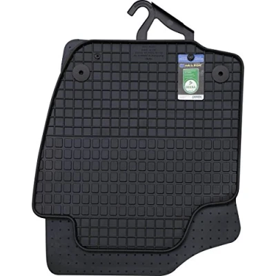 Afbeelding van Petex 20910 Vloermatset Rubber voor en achter 4 zwart SKODA: Rapid Spaceback