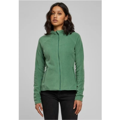 Afbeelding van Urban Classics ZIP Hoodie Fleecejas, Dames, Maat: 3XL, Salvia