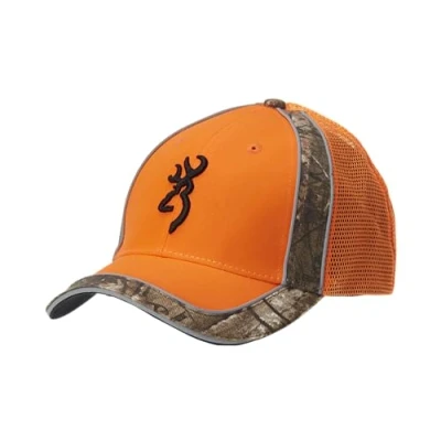 Afbeelding van BROWNING Pet Polson Meshback Camouflage Kleding Jacht Oranje