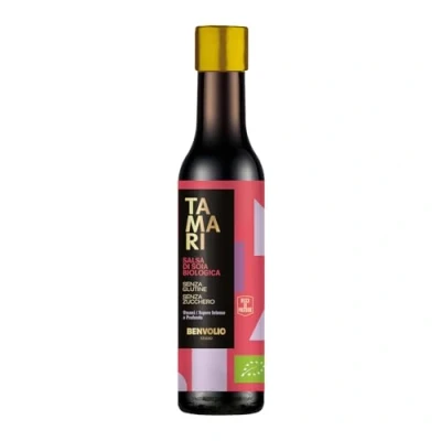 Afbeelding van BENVOLIO Studio Biologische glutenvrije Tamari Sojasaus 250 ml Rijke en intensieve smaak Natuurlijke gisting Japanse traditie Ideaal voor soepen, marinades, salades