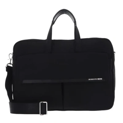 Afbeelding van MANDARINA DUCK Handtas Schoudertas met laptopvak Hunter Urban Briefcase Black Zwart
