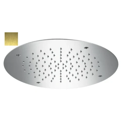Afbeelding van SB Round Chromotherapy Regendouche inbouw PVD Goud 1208955473