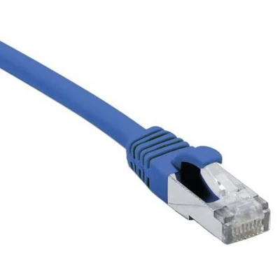 Afbeelding van Exertis Connect Patchkabel S/FTP (PiIMF), Cat 6A (EIA/TIA), blauw, 1,0 m met extra slanke knikbeveiliging (CAT6, 1 m), Netwerkkabel
